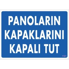 Mey Ithalat® Panoların Kapaklarını Kapalı Tut Levhası 25X35 KOD:1121