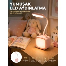 Kablosuz LED Masa ve Gece Lambası Dekoratif Şarjlı Tasarım - PINVOX8512-3860