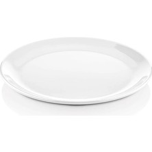 GuvenliPazar 6 Adet Melamin Tatlı Servis Tabağı Makinede Yıkanabilir Dayanıklı Sunum Tabağı 19 cm
