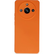 Renklime Newface Realme 11 Pro Kılıf Nano Içi Kadife Silikon - Turuncu