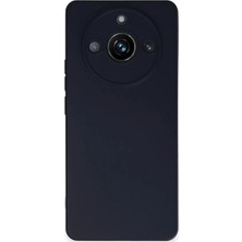Renklime Newface Realme 11 Pro Kılıf Nano Içi Kadife Silikon - Lacivert