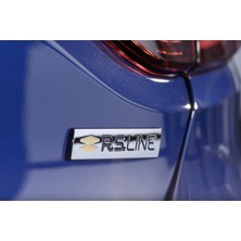 Omsa Renault Clio 5 Rs-Line Krom Bagaj Kapağı Logosu Abs 2019-2025 Arası