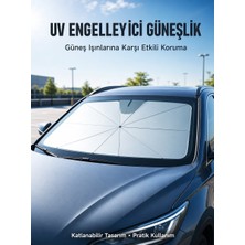 Isı ve Uv Engelleyici Güneşlik – 360° Bükülebilir Şemsiye Sapı ile Konfor  - PINVOX5031-9