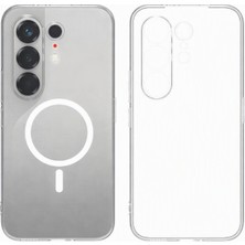 Nanospace Tecno Camon 50 Ile Uyumlu Şeffaf Sert Mika Magsafe Sararmaz Şeffaf Kılıf