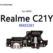 Renklime Realme C21Y Şarj Soketi Kulaklık Soketi