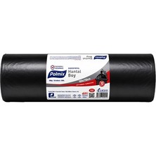 Polmix 800 gr Endüstriyel Hantal Boy Çöp Poşeti 100X150 cm Siyah 5'li Avantaj Paketi