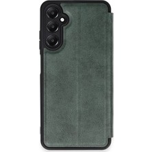 Renklime Newface Samsung Galaxy A35 5g Kılıf Flip Cover - Koyu Yeşil