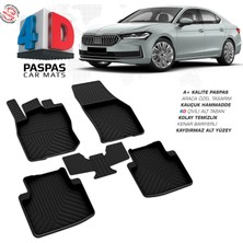 Nova Krom Skoda Superb 4d Havuzlu Paspas 2024 Üzeri