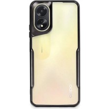 Renklime Newface Oppo A38 Kılıf Boyi Silikon Kapak - Siyah