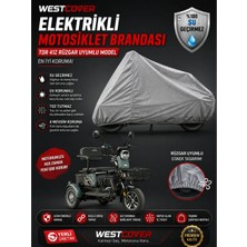 Arora TDR41-Z Rüzgar Elektrikli 3 Tekerli Moped Koruma Örtüsü Brandası Lüx Kalite