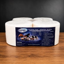 Hayvan Yalama Taşı Mineral Bloğu 3kg 4 Adet