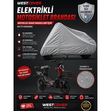 Motolux Gogo Akülü Elektrikli Motosiklet Koruma Örtüsü Brandası Lüx Kalite