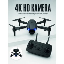 İlkyaz Fashion E99 Pro 4K Hd Kameralı Katlanabilir Drone App Kontrollü Uzaktan Kumandalı Mini Drone