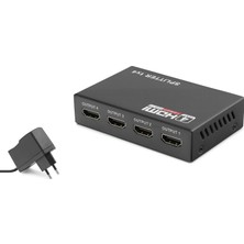 İlkyaz Fashion HDMI Splitter 1080P 3D 1 In 4 Out - Siyah HDX1286
