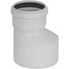 Mey Ithalat® Pvc Atık Su Borusu Redüksiyon 110X75 mm 10 Adet