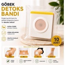 Uni Zer 10LU Göbek Bandı Yapışkanlı Bitkisel Patch