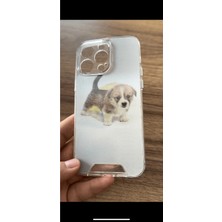 Case Collection Iphone  13 Promax Uyumlu Hareketli Kapak 3 Boyutlu  Slikon Kapak ( Türkiye De Ilk )Köpek Yavru Kılıf