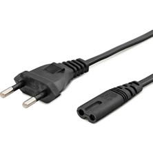 İlkyaz Fashion Teyp Power Kablo 42PIN 1 mm Uzun Soket Ambalajlı 1.5m Siyah HDX5566