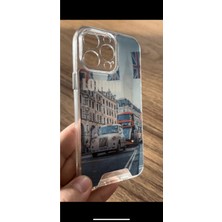 Case Collection Iphone  12 Promax Uyumlu Hareketli Kapak 3 Boyutlu  Slikon Kapak ( Türkiye De Ilk ) Londra Kılıf