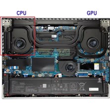 Afila Asus Rog Strix G16 G614JVR-N3243 Uyumlu Notebook Cpu, Işlemci Fanı