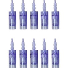 Empressco 10 Adet 42 Pin A6 Dermapen Iğnesi Orijinal Dermapen Iğne Kartuşu Mavi Sokei 8436001987538