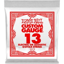 Ernie Ball P01013 013 Gitar Tek Teli Elektro ve Akustik Gitar Için
