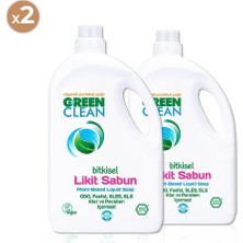 Green Clean Bitkisel Likit Sabun 2750 ml (2'li Paket)