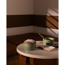 Madame Coco Kleby 2'li Sufle Kabı - Koyu Yeşil - 10 cm
