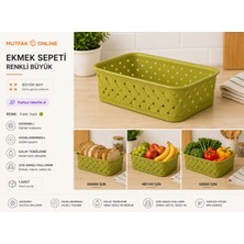 Mutfak Online Ekmek Sepet Renkli Büyük
