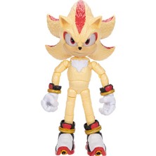 Scntoys Sonic 3 Movie Super Shadow Figür 13 cm Orijinal Sonic Super Shadow Figür