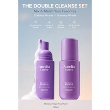 Aurelia Genève The Double Cleanse - Blueberry x Blueberry Set - Ikili Nemlendirici Vegan Yüz Temizleme Köpüğü Seti