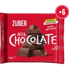 Züber Sütlü Çikolata 42G x 6 Adet