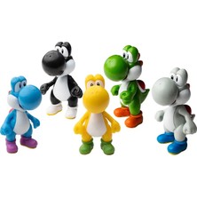 Scntoys Nintendo Yoshi Set 5'li Paket 6,5 cm Süpermario Figür Seti