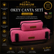 Mady Aksesuar Okey Takım Çantası Pembe