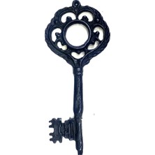 İlkyaz Fashion Mistik Dekor Anahtar, 197X83 mm - Büyük Boy, Antik, Vintage Stil Süs Tasarım Aksesuar Anahtarı