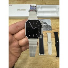 My Best Store Gri Titanyum Kordonlu Akıllı Saat, Nabız ve Uyku Takibi, Gps ve Suya Dayanıklı Özellikler