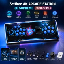 Schitec 4K Arcade Station 3D Supreme 8000 Oyunlu Tv Baglanan Atari Makinası