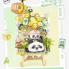 İlkyaz Fashion LZ-1302 Loz Panda 3 D Boyama 751 Parça Block