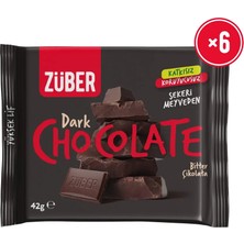 Züber Bitter Çikolata 42G x 6 Adet