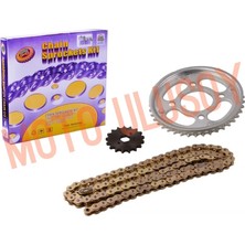 Moto Ulusoy Honda CBF150 Zincir Dişli Seti Oringli Gold 15T-42T 428H-128L