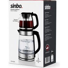 Ttt Sinbo 2'si 1 Arada Çaycı - Kettle - 2.0l + 1.2l Kapasite - Cam Gövde