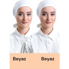 ALDAIYR 2 Adet Düz Dikişsiz Penye Bone