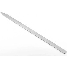 İlkyaz Fashion Profesyonel Adana Kebap Şişi - 60 cm - Yassı Metal - Mangal Ekipmanı