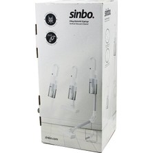 İlkyaz Fashion Sinbo Dikey Elektrikli Süpürge - Beyaz - 500W - Ergonomik Tasarım