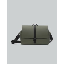 Gaston Luga Splash Crossbody Large 14" Çanta - Zeytin Yeşili