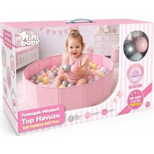 İlkyaz Fashion ER-703 Yumuşak Minderli Top Havuzu-Pembe