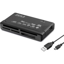 İlkyaz Fashion Card Reader USB All In One Siyah HDX7012