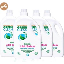 Green Clean Bitkisel Likit Sabun 2750 ml (4'lü Paket)