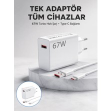 İlkyaz Fashion 67 Watt Güvenli Hızlı Şarj Adaptörü Samsung M31 M33 M51 Uyumlu Yeni Nesil