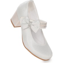 Kiko Kids Cameli Günlük Kız Çocuk 4 Cm Topuklu Abiye Ayakkabı